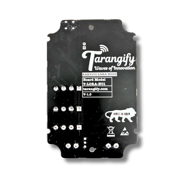 T-LORA-N01-1.png Tarangify T-LORA-N01 | LoRaWAN Node Development Board with RAK3172 for IoT & Remote Monitoring