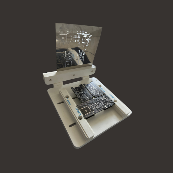 Tarangify StencilGrip Pro — 3D Printed PCB Stencil Printing Jig | 180mm Base | Foldable Hinge | Made in India