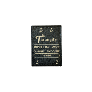 Tarangify-T-5V5W-1-4.png Tarangify T-5V5W AC-DC SMPS Power Module | 5V 5W | Compact Isolated Power Supply | Industrial & IoT Ready | Matte Black