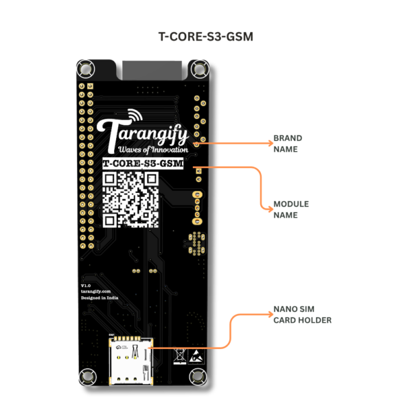 Tarangify CoreX-S3 GSM | ESP32-S3 + SIMCom A7672X 4G LTE Development Board